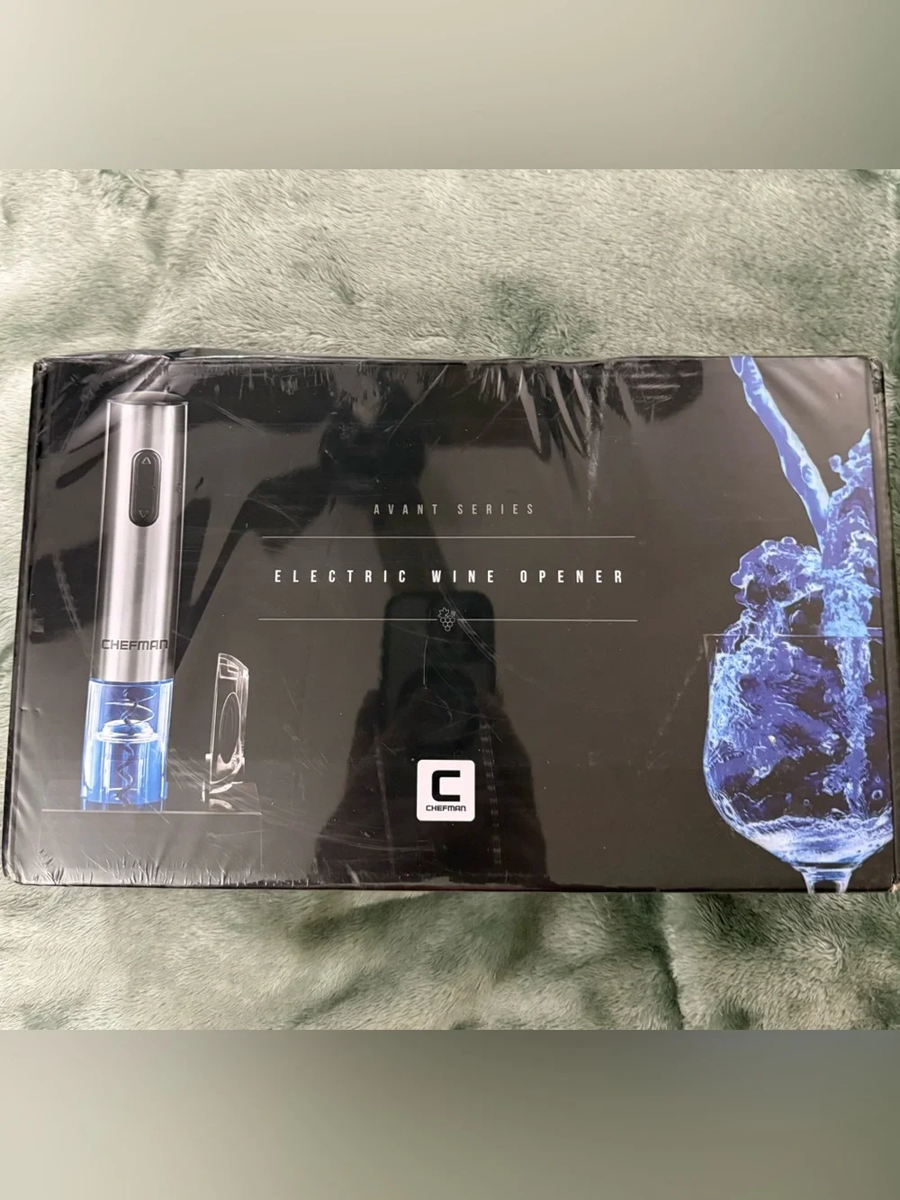 Avant Series Chefman Stainless Steel Rechargeable Electric Wine Opener